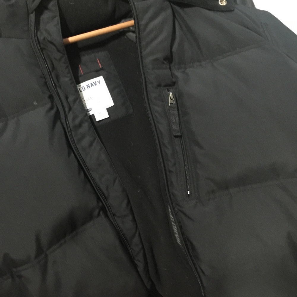 Old Navy Black Down Puffer Jacket - image 8